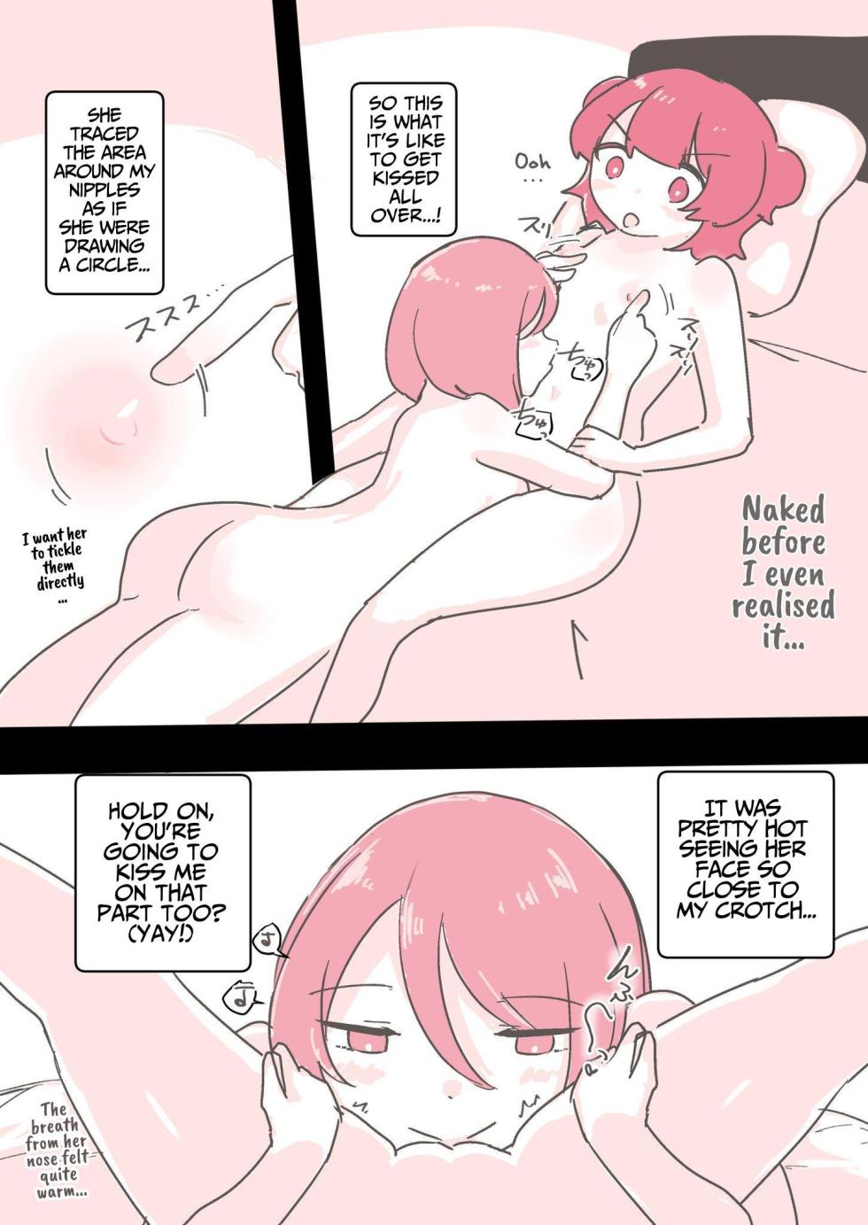 [Amai Shoujo Koubou (Amai Meiden)] Psycho Les Senpai ga 1000-bon Ureta Kinen ni Les Fuuzoku ni Itte Kimashita Repo | Psycho Lesbian Senpai Sold 1000 Copies Memorial Lesbian Brothel Experience Report [English] [Kusanuu] - Page 26