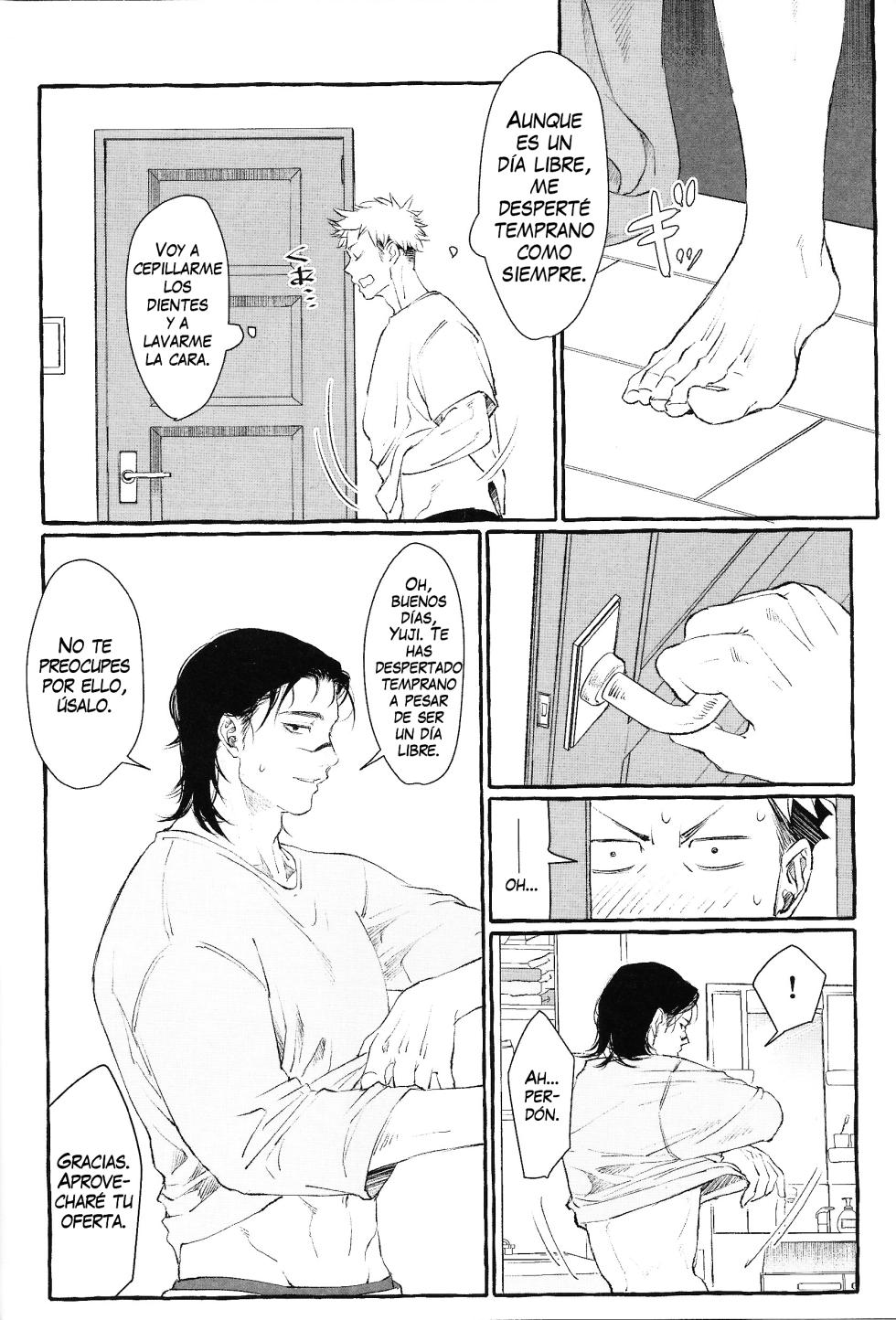 (Haruka Kagayaku Choushinsei 2) [Gonaimitsu (kosokoso)] Otouto no Kimochi (Jujutsu Kaisen) [Spanish] [Mapache Fansub] - Page 21