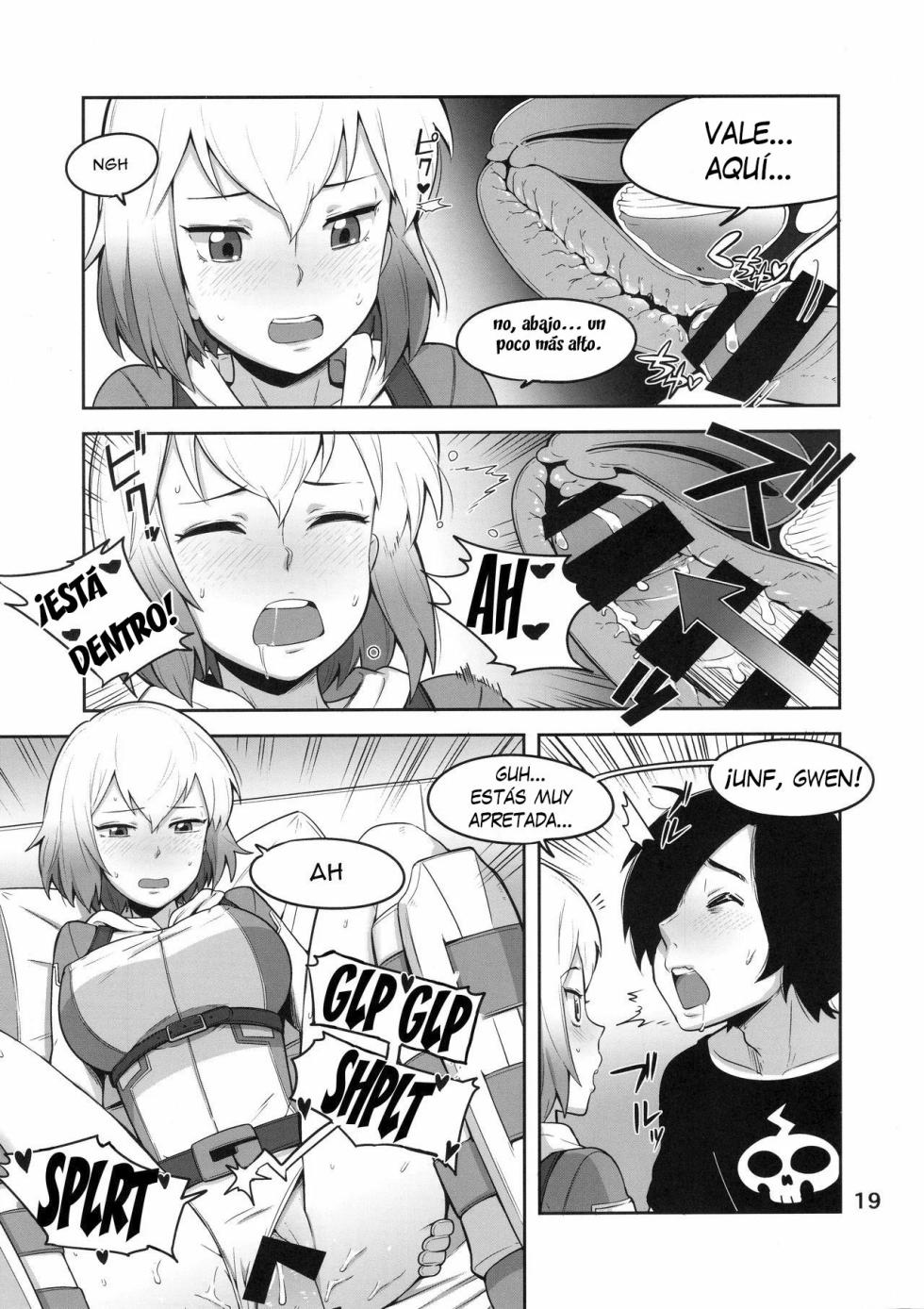 (C97) [Kotau (Bowieknife)] Gwenpool (Watashi tachi Icya-Love Shimashita) (Gwenpool) [Spanish] - Page 19