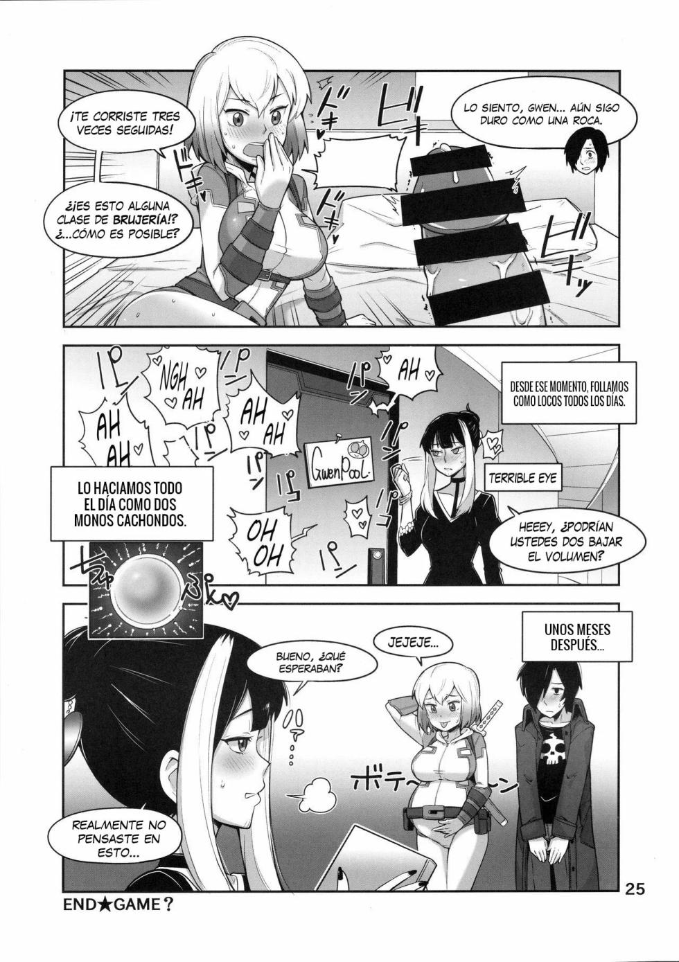 (C97) [Kotau (Bowieknife)] Gwenpool (Watashi tachi Icya-Love Shimashita) (Gwenpool) [Spanish] - Page 25