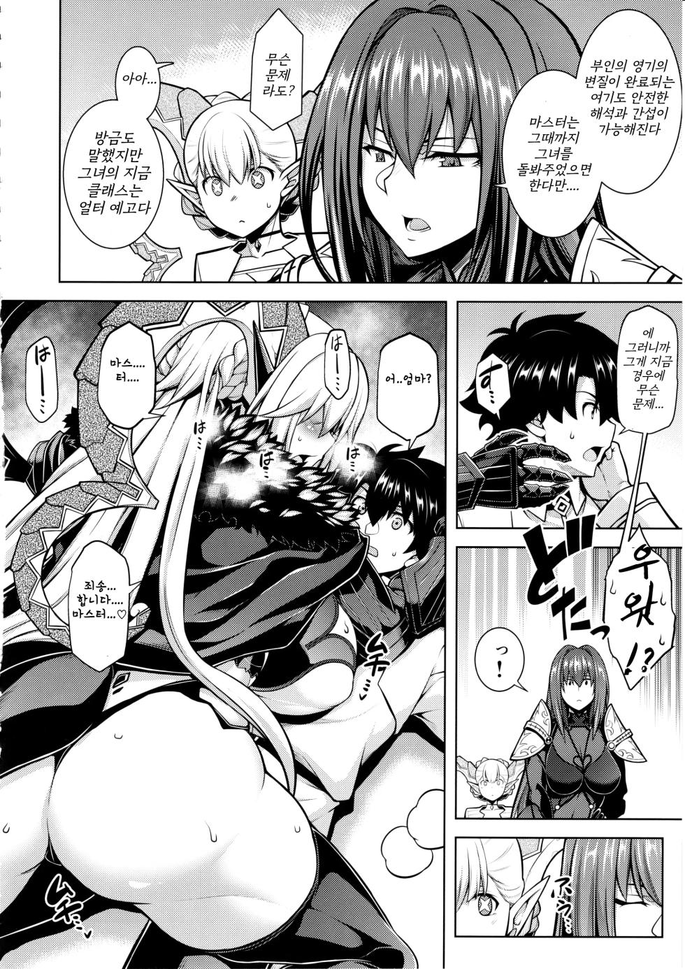 (C103) [STUDIO TIAMAT (TANABE)] La faux -Ryuurin Seibou- (Fate/Grand Order) [Korean] - Page 7