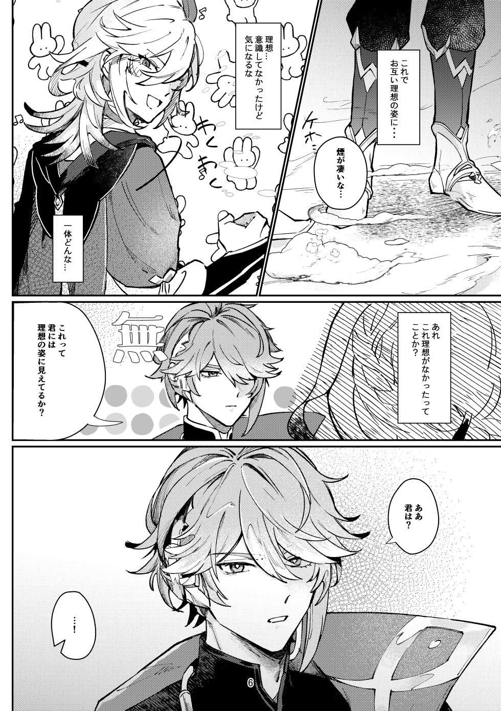 [Achikochi Owari (Fukutsuu)] 36.8℃ no kyoukai (Genshin Impact) [Digital] - Page 5