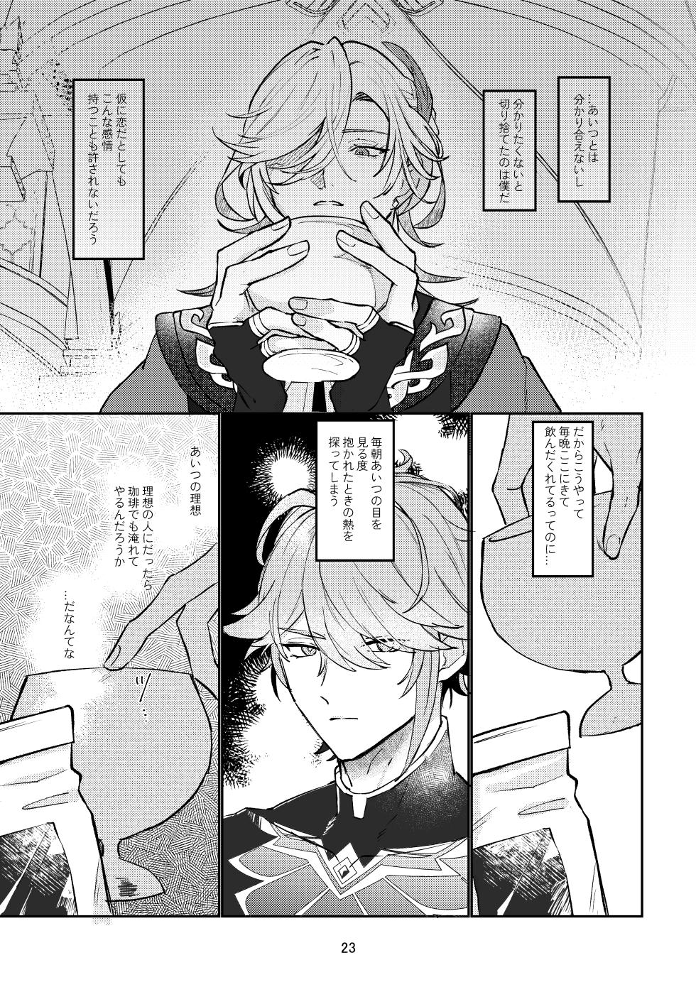 [Achikochi Owari (Fukutsuu)] 36.8℃ no kyoukai (Genshin Impact) [Digital] - Page 22
