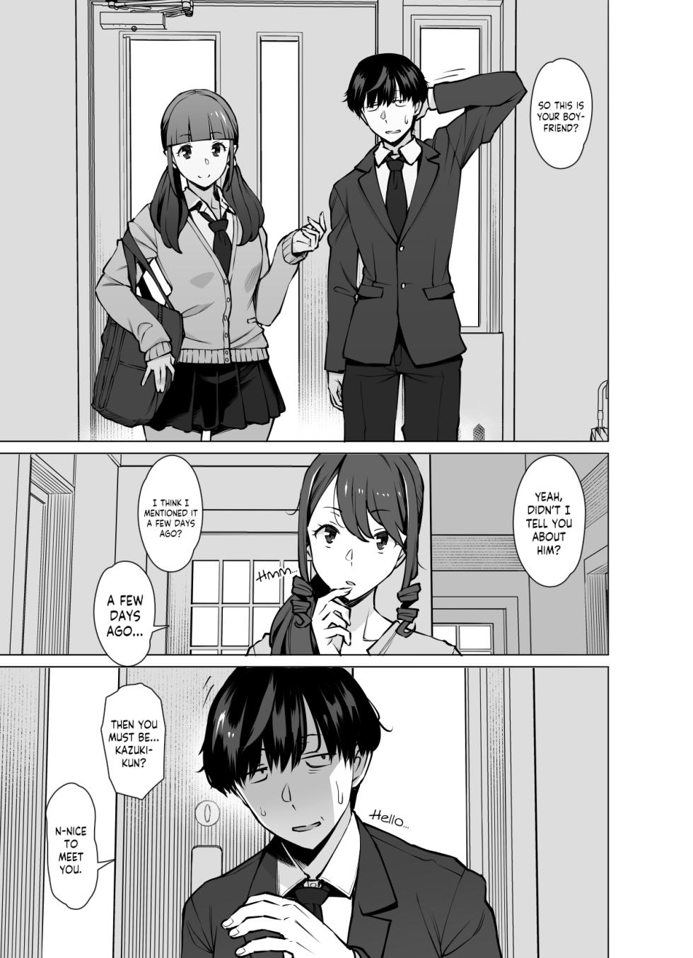 [Oojinushi (Ryuuta)] Yamazaki Makie (3●-sai), Musume no Kareshi to SeFri ni Naru | Yamazaki Makie (3X Years Old), Becoming Fuck Buddies with her Daughter's Boyfriend [English] [Cuddlebuns] - Page 6