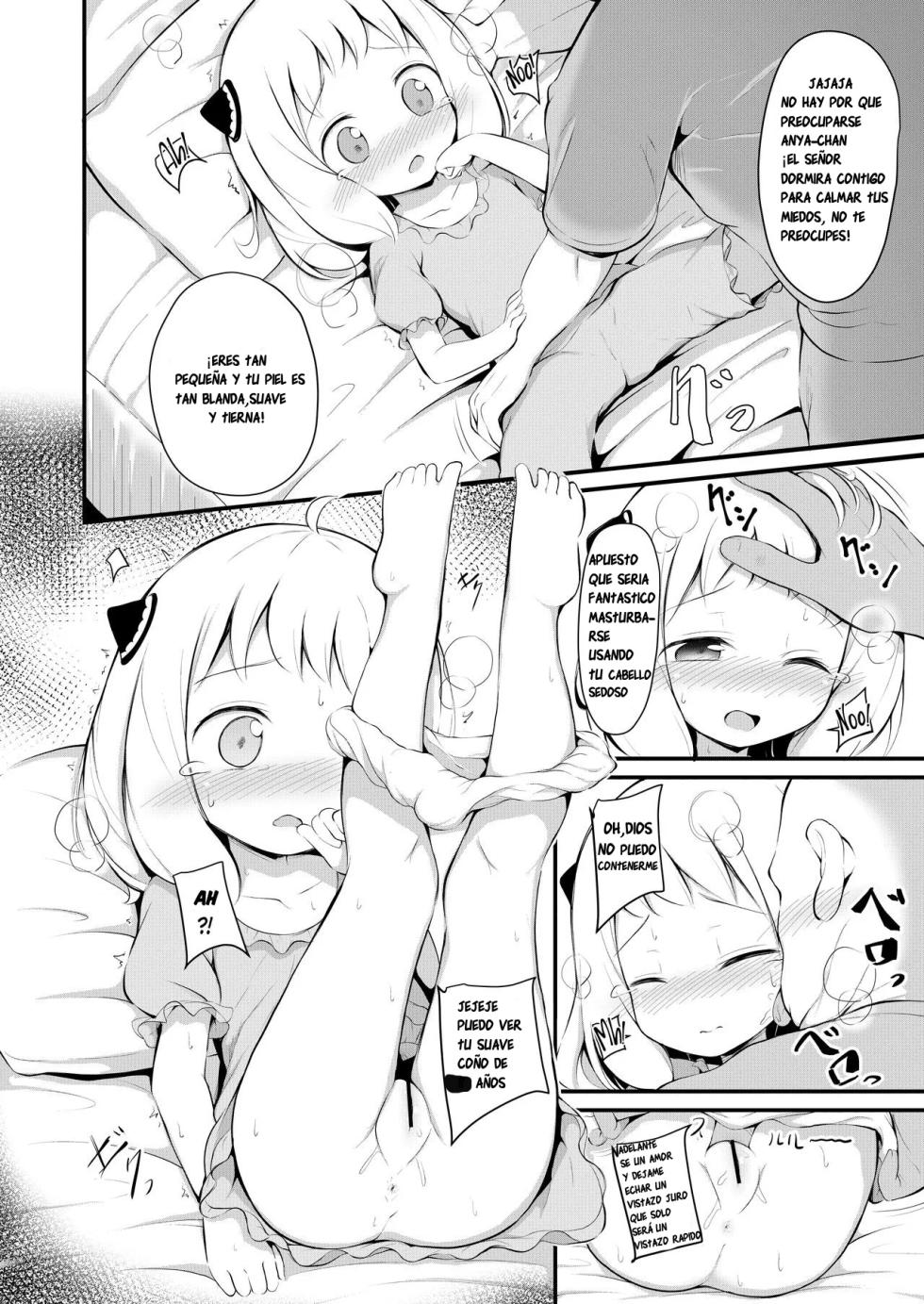 [Ponponpain (Ponpon)] Kawaisou na Anya-chan | Pobre Pequeña Anya-chan (SPY x FAMILY) [Spanish] [Sweet Ice ream] [Digital] - Page 5