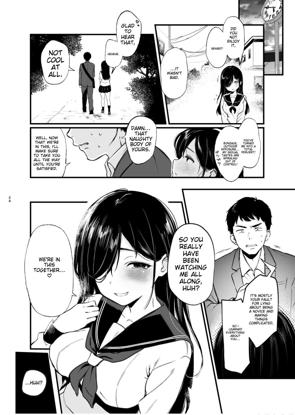 [Nanameno (Osomatsu)] Morishita Shirabe wa Miraretai! [English] [Digital] - Page 23