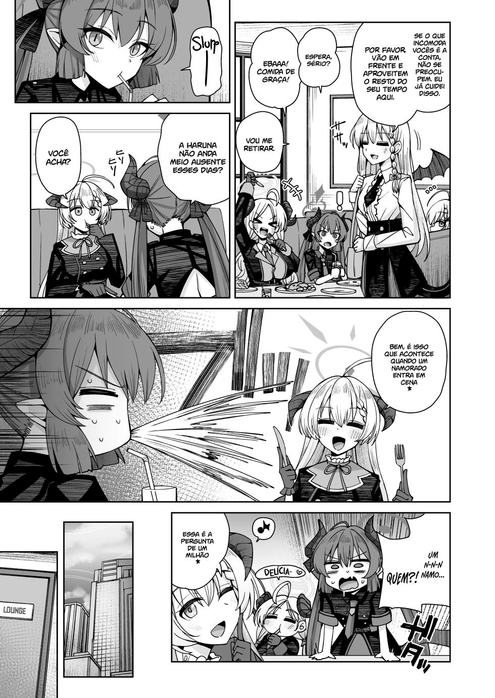 [Gaikotsu no Spare Rib (Kurohagane)] Awaku Koi Nioi, Amaku Ai ni Yoi. (Hairless Version) (Blue Archive) [Portuguese-BR] [Digital] - Page 31