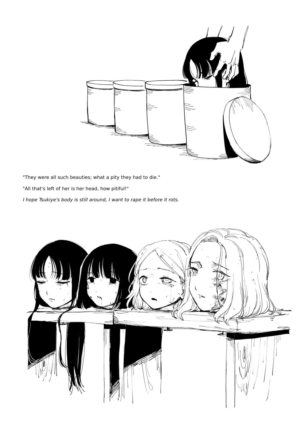 [Kubiriki] A Story of Cruelty to Corpses, Part 6 “Execution place” Parts 1&2 - Page 7