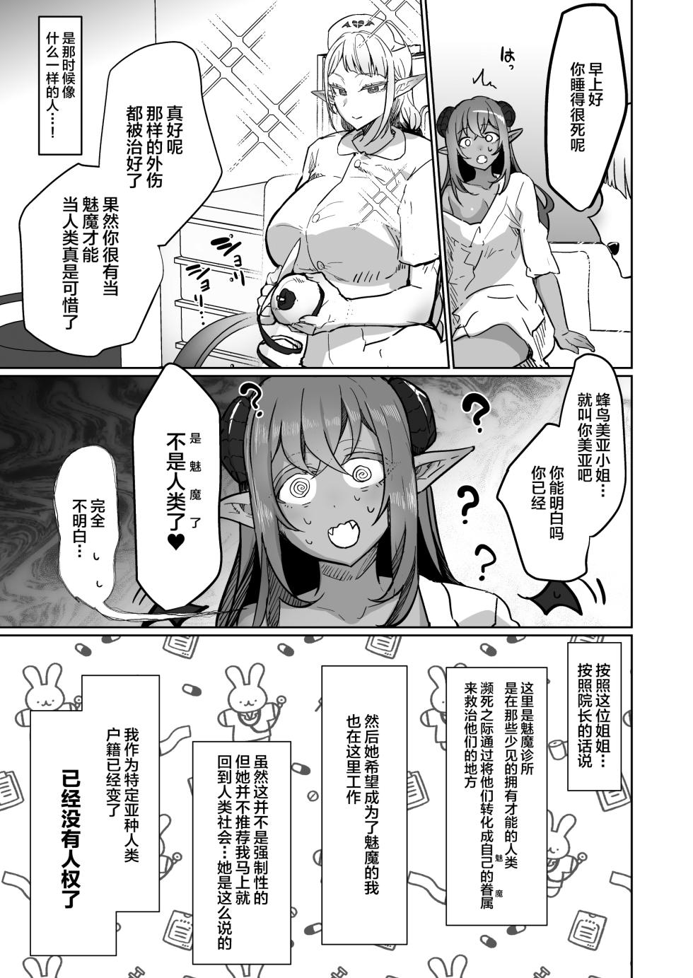 [Aburanabeshiki (puru)] Futanari Chiryou Succubus Clinic Zero ~Succubus Kenshuu Choukyou Hen~ [Chinese] [Digital] - Page 7