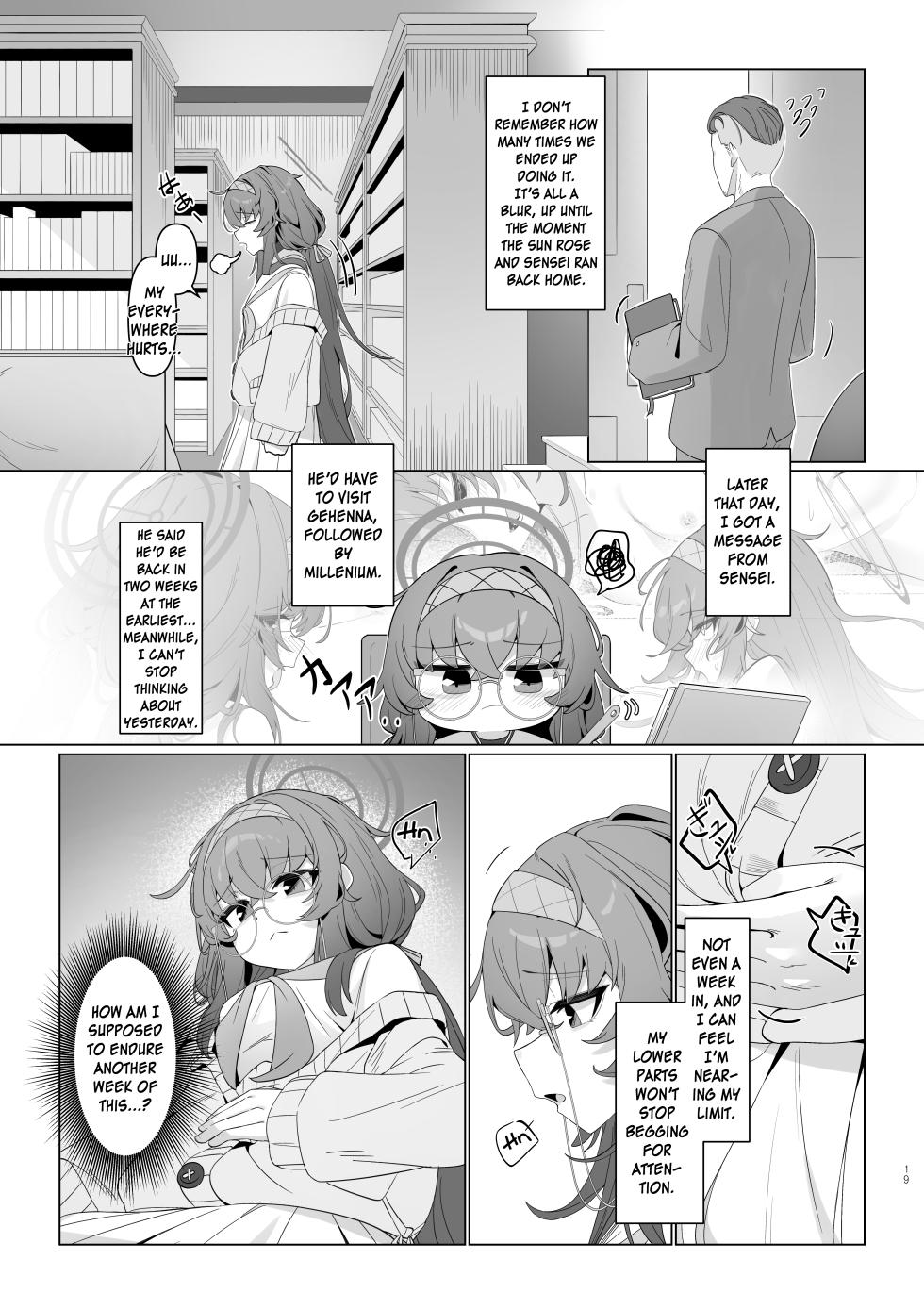 [Layer Koubou (DI LE TO)] Shippitsu Chuudoku (Blue Archive) [English] [SDF] [Digital] - Page 19