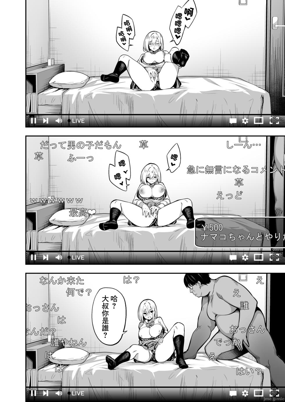 [Takurowodo (Takurowo)] Haishin Joshi Namako no Namadashi Haishin | 直播女孩名子的無套中出直播 [Chinese]  [Decensored] [Digital] - Page 6