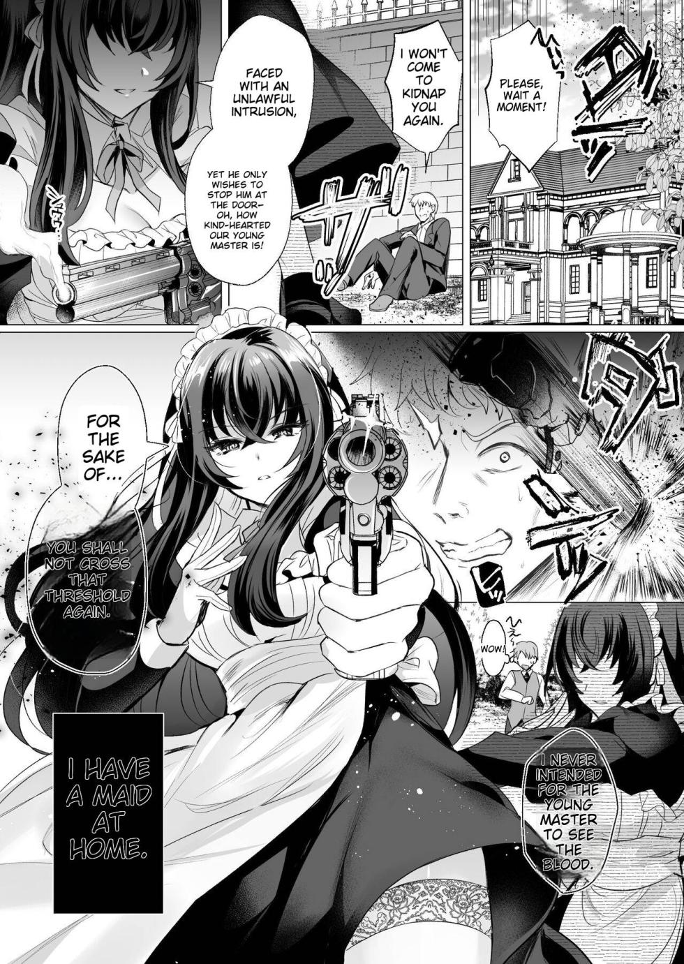 [SugarMilk (Yozora Siba)] Chiisana Koro kara Zutto Issho no Maid to Mugen ni Kozukuri Renshuu Ecchi | I've been practicing making babies with my friend since we were little. [English] [Digital] - Page 3