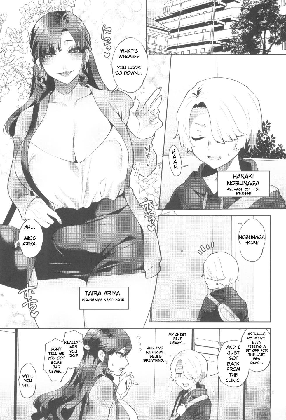 (Futaket 33) [Granada no Sora (Mogiki Hayami)] Shemale Oku-san to Sex Workout | Sexual Workout with the Shemale Housewife Nextdoor [English] [TheFrogManScans] - Page 3