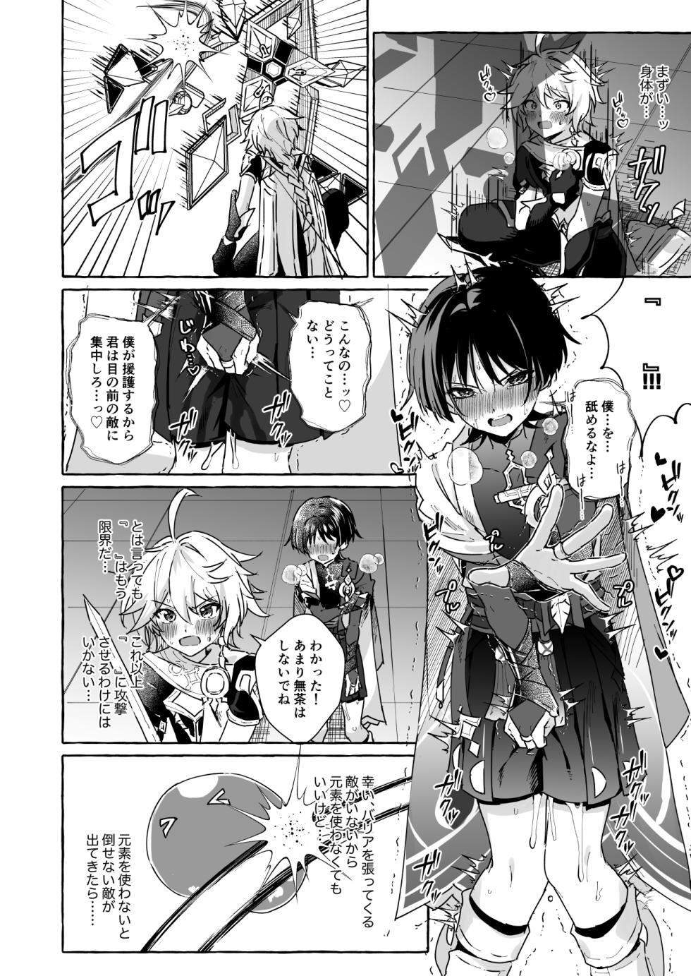 [Peko Renmei (Marimiya Yuu)] Ero Trap Hikyou nante Aru Wake Nai daro 2 (Genshin Impact) [Digital] - Page 33