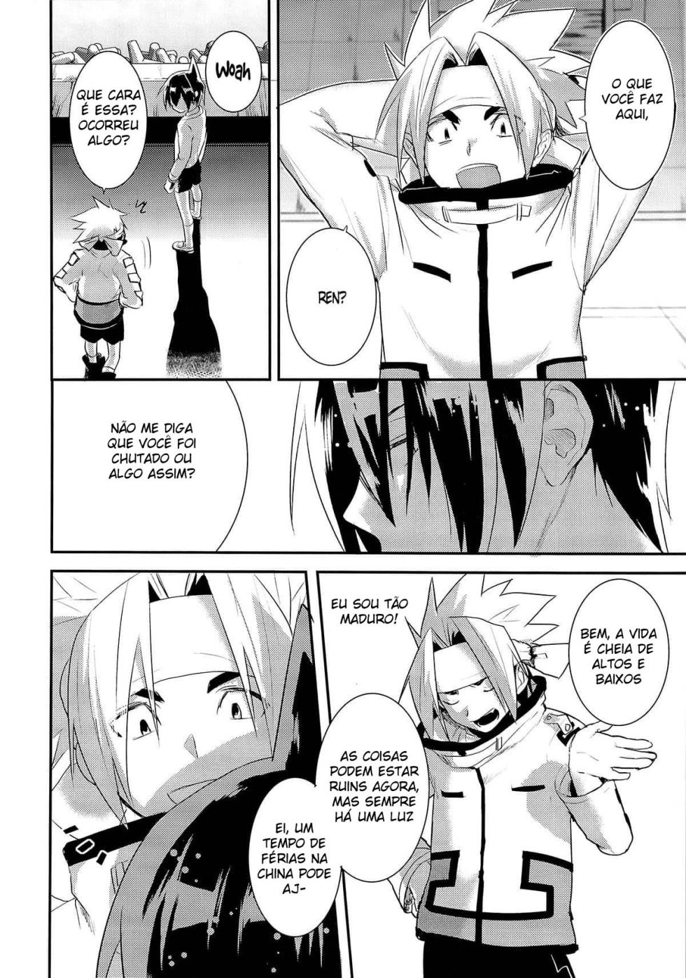 (Shota Scratch SP2) [SCO.LABO (shoco)] Kodomo no Kimi Otona no Boku | O eu Jovem, o você mais velho (Shaman King) [Portuguese-BR] [HentaiYaoi.net] - Page 25