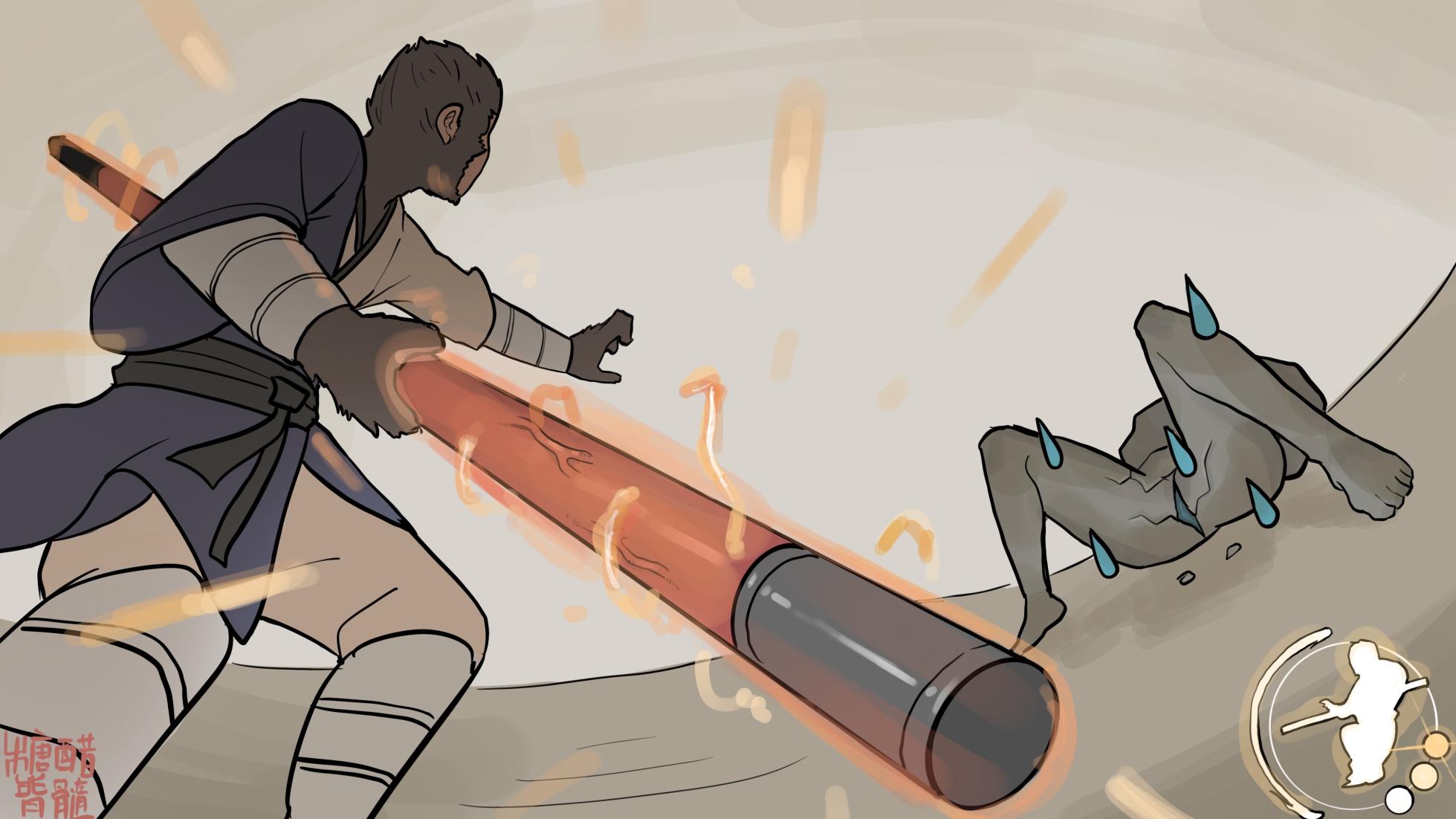 [糖醋脊髓] 当石双双对天命人使用了飞踢 [中国语] - Page 8