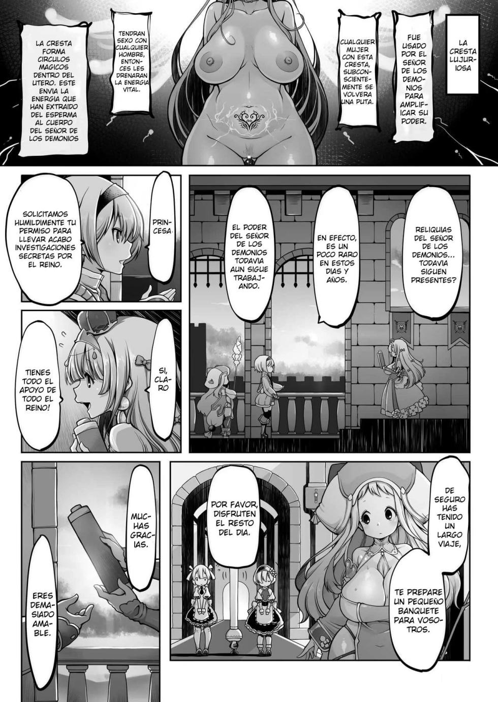 [Daijobi Kenkyuujo (Lobster)] Mareinu Oukoku no Midarana Nichijou  [Spanish] [Culto a Slanesh] [Digital] - Page 7
