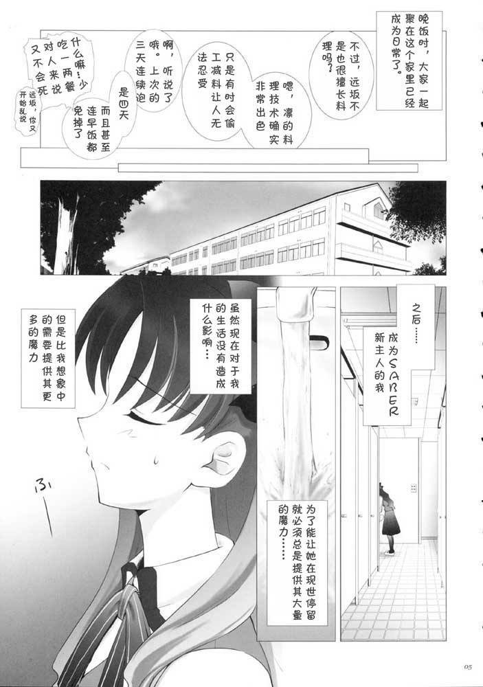 (CR35) [Crazy Clover Club (Shirotsumekusa)] T-MOON COMPLEX 3 (Fate/stay night) [Chinese] - Page 4