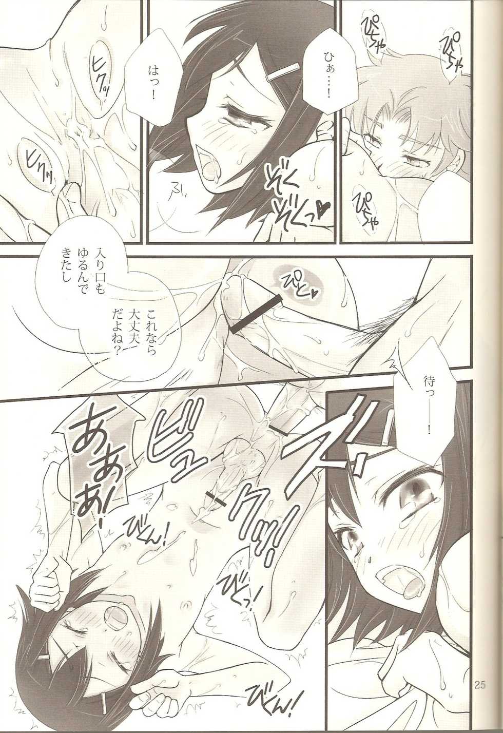 (C78) [Amecyan (Ren, Ehou)] Hideyoshi Plus + BakaEro 4 (Baka to Test to Shoukanjuu) - Page 24
