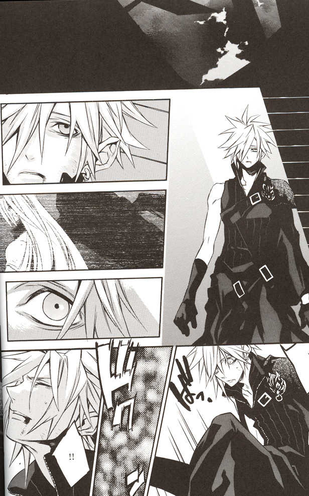 (C70) [kiki (Fujiwara Beni)] ZILCH #2 Darker Than Darkness (Final Fantasy VII Advent Children) [English] - Page 10