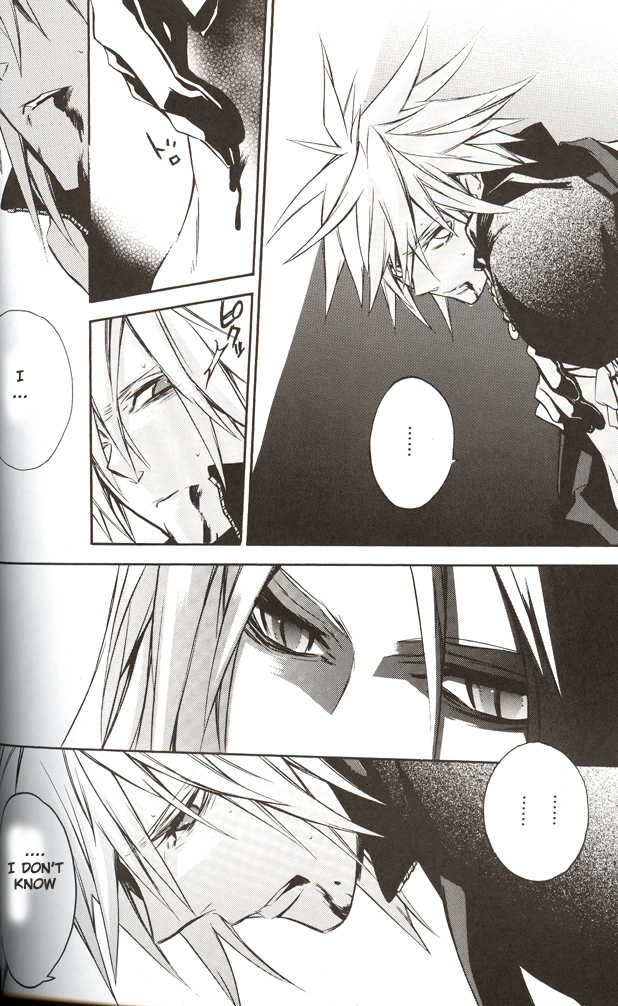 (C70) [kiki (Fujiwara Beni)] ZILCH #2 Darker Than Darkness (Final Fantasy VII Advent Children) [English] - Page 39