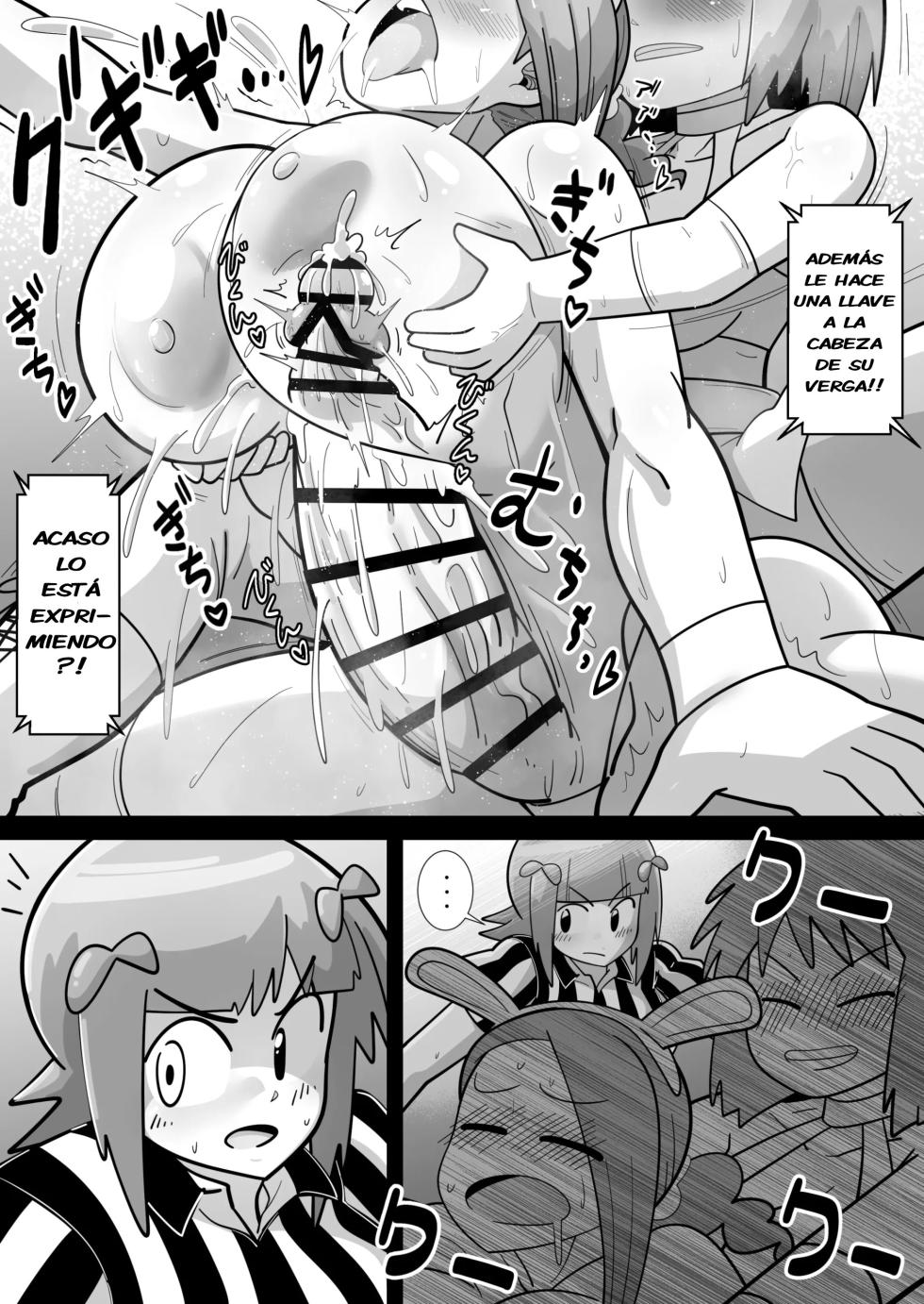 [Warui Yume (Aimu)] Idol ga "Chinko" Ero ProWres!!! Hagiwara VS Minase ~Habatsu Tousou Hen~ (THE IDOLM@STER) [Spanish] [Harenchi no Fansub] - Page 22