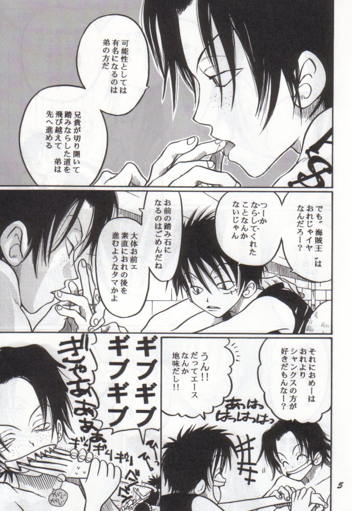 [Tcell (Dan Madoka)] Batten - BLACK MARK (One Piece) - Page 4