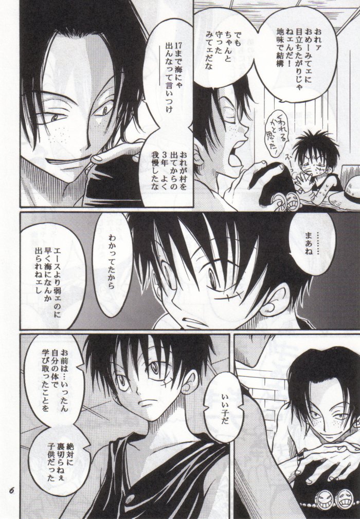 [Tcell (Dan Madoka)] Batten - BLACK MARK (One Piece) - Page 5