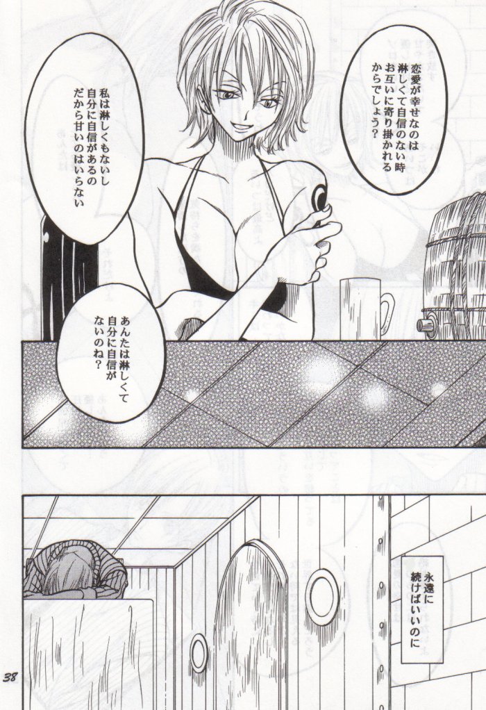 [Tcell (Dan Madoka)] Batten - BLACK MARK (One Piece) - Page 37