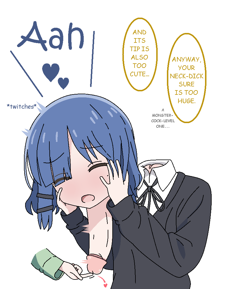 [R-18G]Ryo-senpai has been turned into a Dickneck?! [English & Japanese] - Page 3