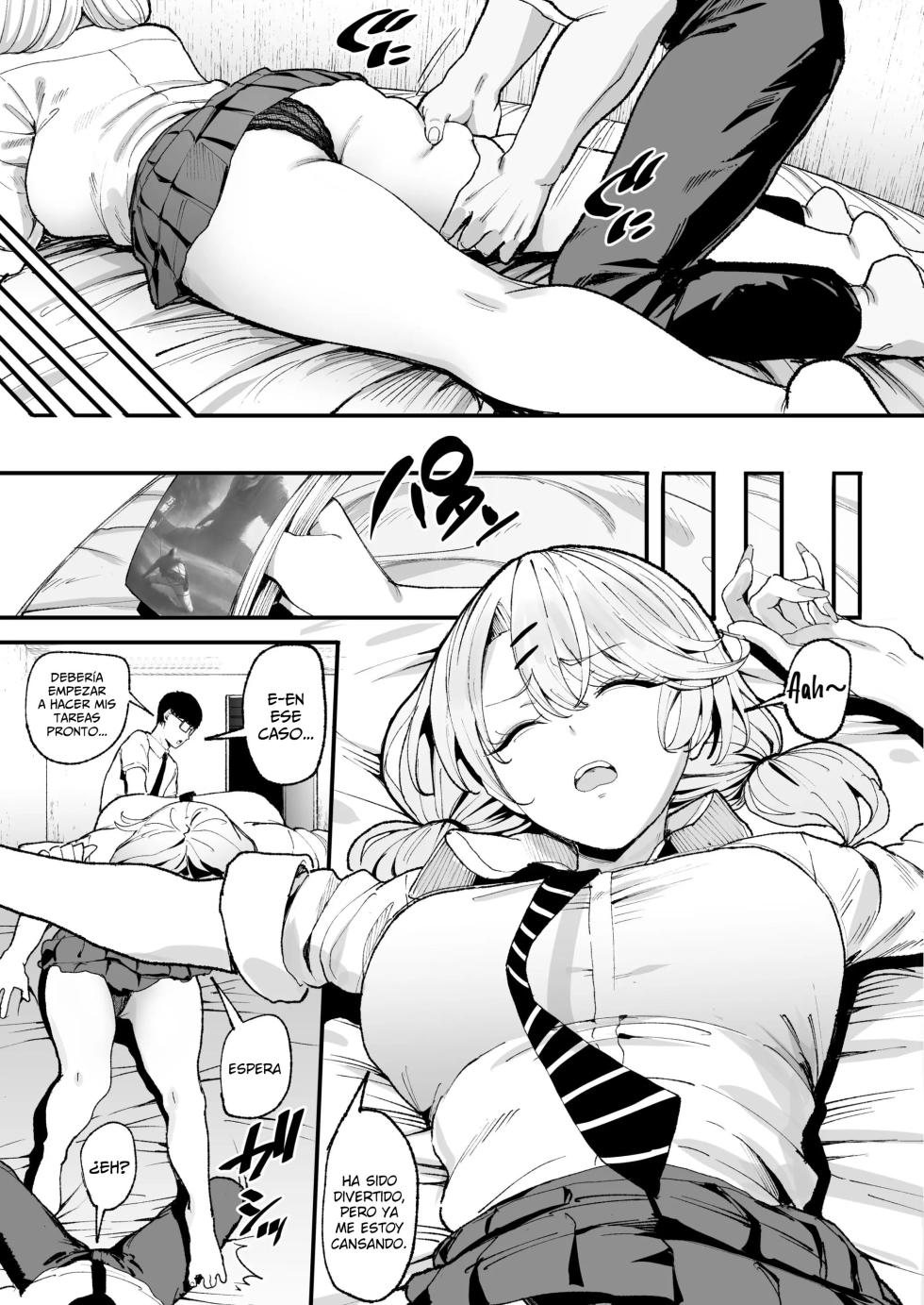 [Amagami Honpo (Manno)] Iribitari Gal ni Manko Tsukawasete Morau Hanashi 3 | La Gyaru Que Pasa Tiempo Conmigo Me Deja Usar Su Vagina 3 [Spanish] [Lo Hago por Diversión] [Digital] - Page 10