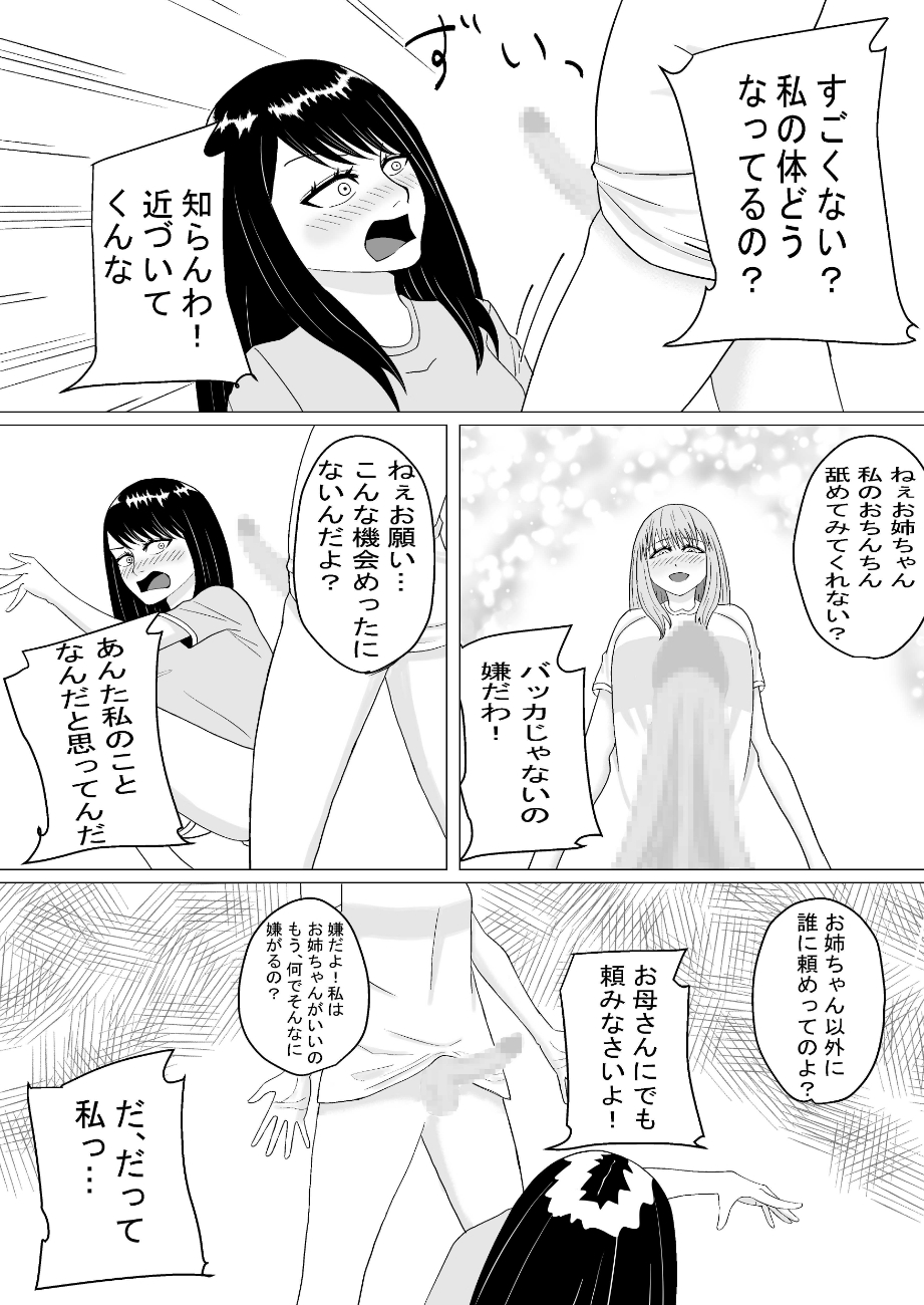 おちんちんの生えた妹と始まる話 - Page 3