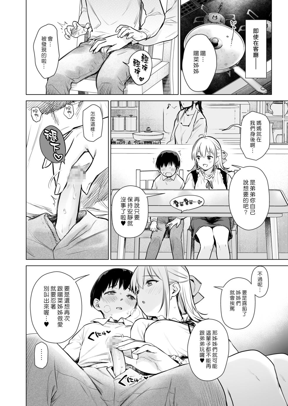 [Amakuchi Syoujo (Umakuchi Shouyu)] Naisho no Seifuku ~Ie ya Hotel de Oboetate no Ecchi o Shinseki no Bijin JK Shimai ni Butsukemasu~ | 我們秘密的性福生活 ～在家和旅館用初行學步的性知識與親戚美女JK姊妹瘋狂愛愛～ [Chinese] [漢化組漢化組×夢中璞影] [Digital] - Page 25