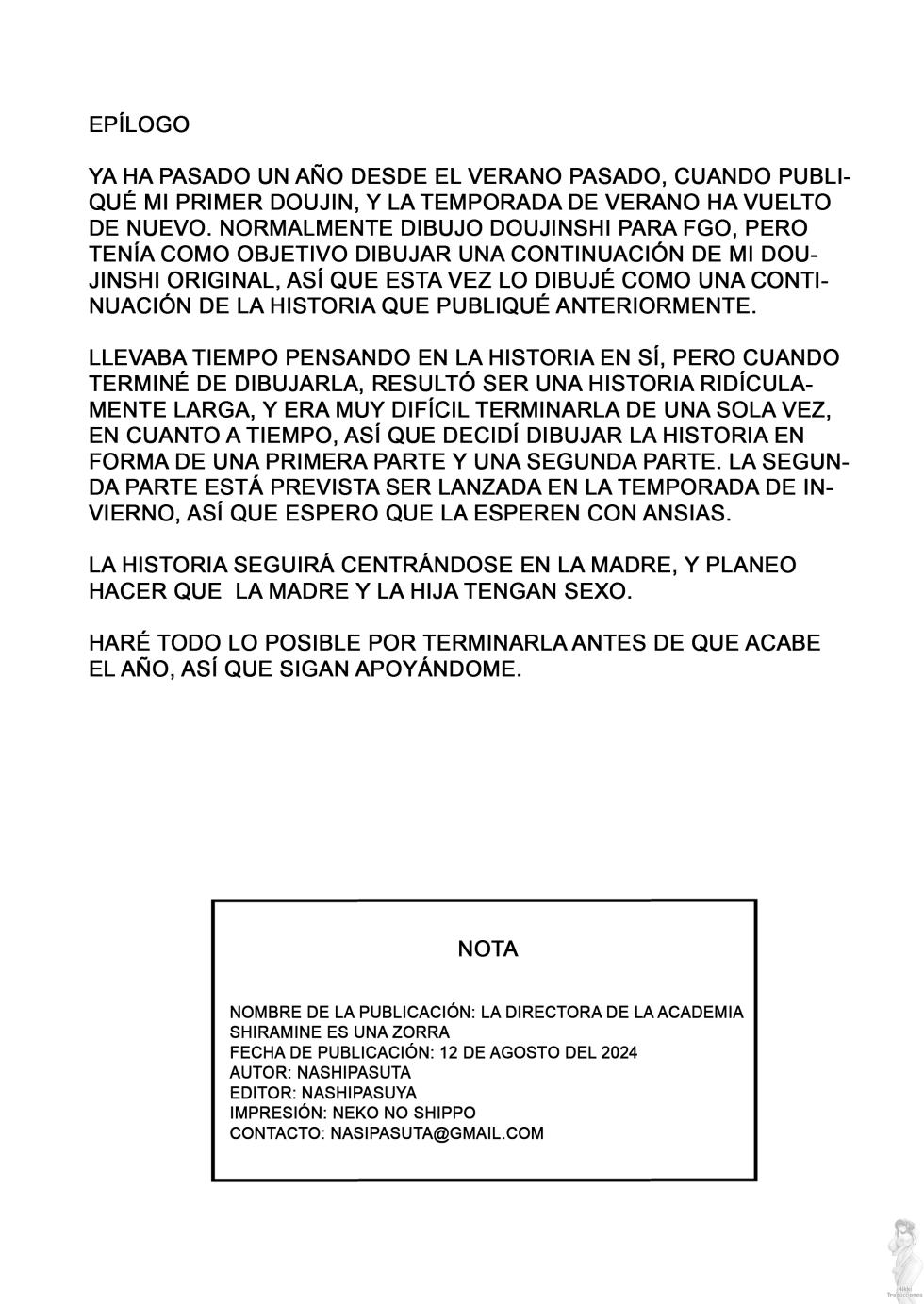 [Nasi-pasuya (Nasipasuta)] Shiramine Gakuen no Mesubuta Rijichou Zenpen | 	La Directora de la Academia Shiramine es una Zorra Parte 1  [Spanish] [System HikkiNeet]  [Digital] - Page 39