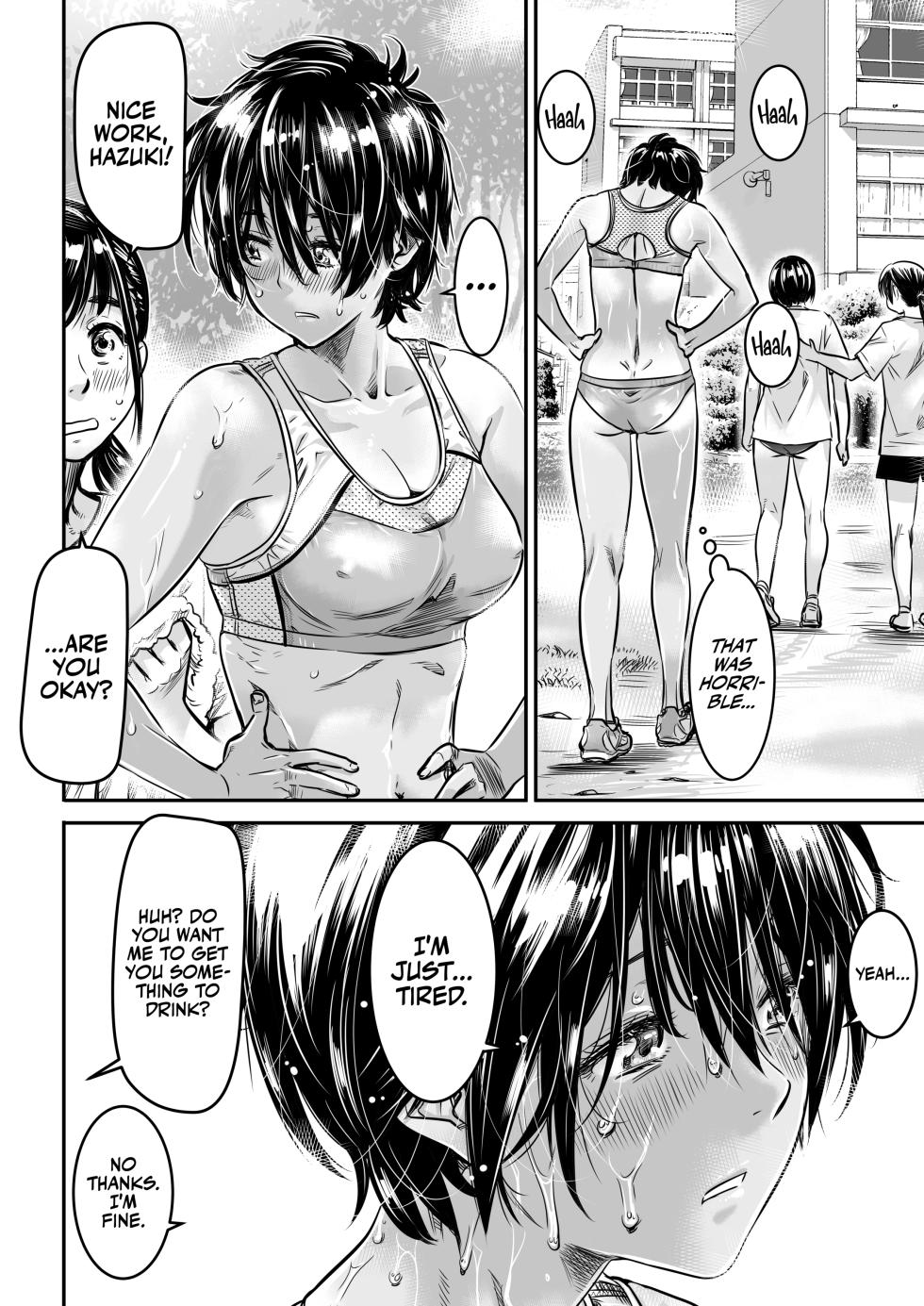 [MARUTA Production (MARUTA)] Shinchou 175cm no Rikujou Shoujo wa Kouhai Danshi no Seishi o Nomitagaru | Tall Track and Field Girl Wants to Drink Junior's Cum [English] {2d-market.com} [Decensored] [Digital] - Page 5