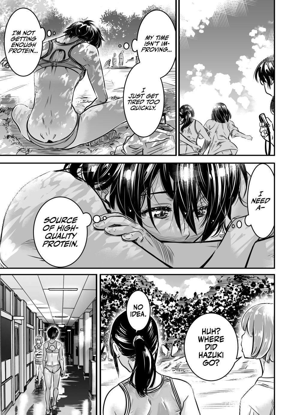 [MARUTA Production (MARUTA)] Shinchou 175cm no Rikujou Shoujo wa Kouhai Danshi no Seishi o Nomitagaru | Tall Track and Field Girl Wants to Drink Junior's Cum [English] {2d-market.com} [Decensored] [Digital] - Page 6