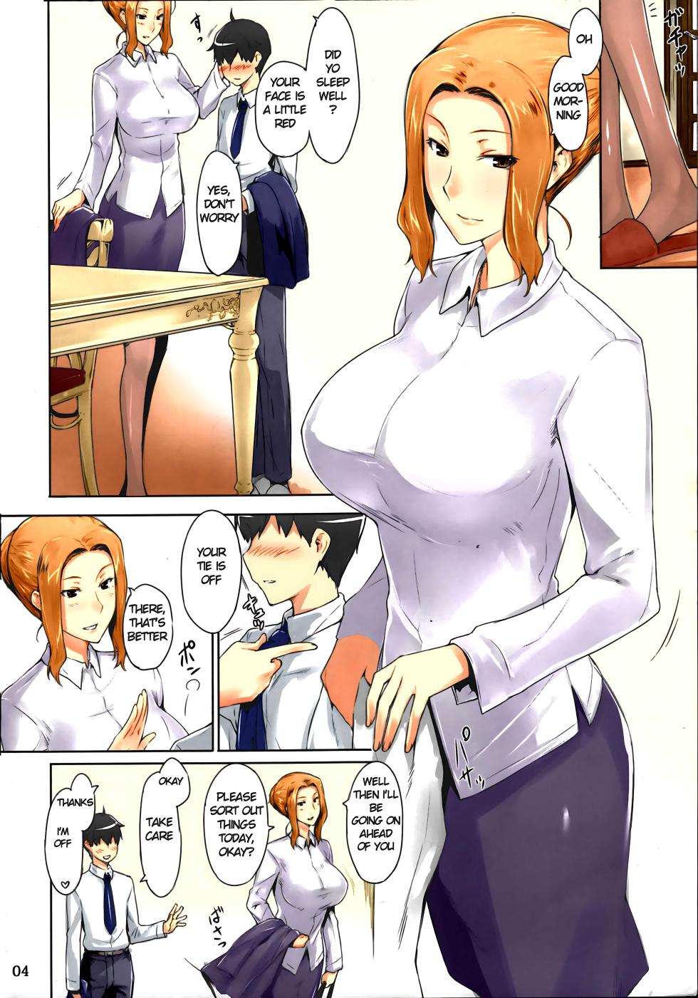 (C81) [MTSP (Jin)] Tachibana-san's Circumstances With a Man [English] [Colorized] [Upscaled] [Decensored] [MTSP (Jin)] - Page 4