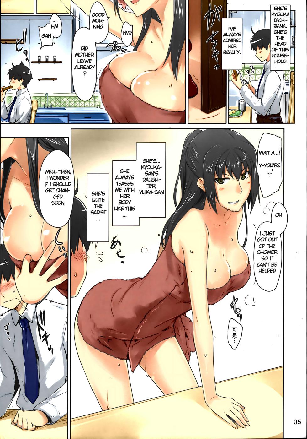 (C81) [MTSP (Jin)] Tachibana-san's Circumstances With a Man [English] [Colorized] [Upscaled] [Decensored] [MTSP (Jin)] - Page 5