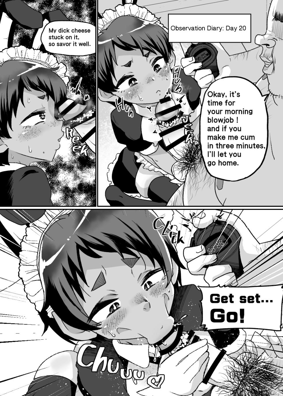 [Nikuyakitei (Nikuyaki)] Mesu Ochi Kansatsu Nikki -Mushoku Oji-san no Onaho Yome ni Sarete Shimatta Otokonoko no Matsuro...- | Sissy Transformation Observation Diary [English] [Digital] - Page 16