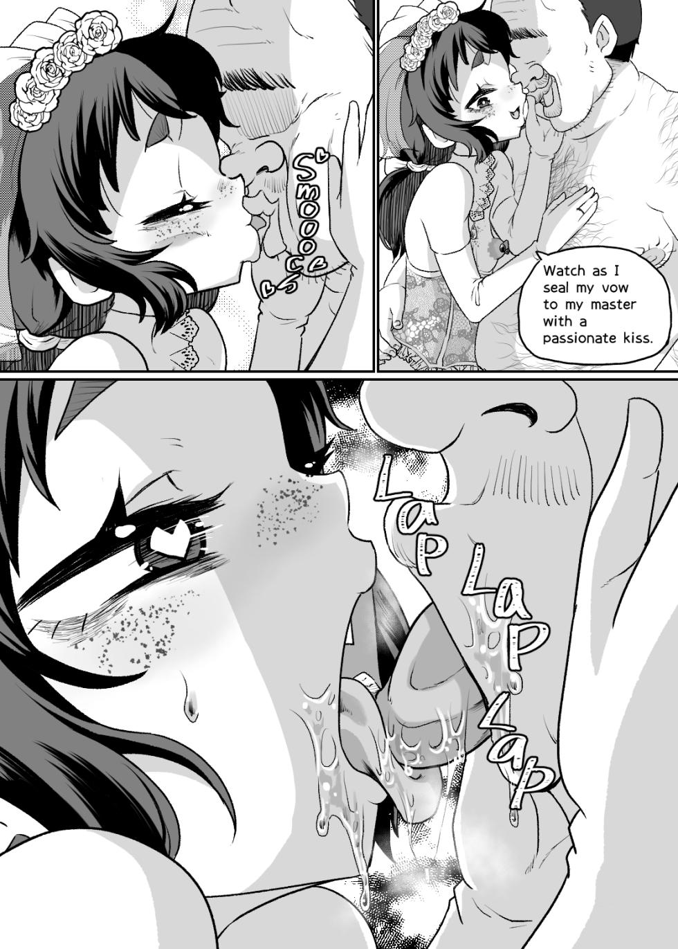 [Nikuyakitei (Nikuyaki)] Mesu Ochi Kansatsu Nikki -Mushoku Oji-san no Onaho Yome ni Sarete Shimatta Otokonoko no Matsuro...- | Sissy Transformation Observation Diary [English] [Digital] - Page 34