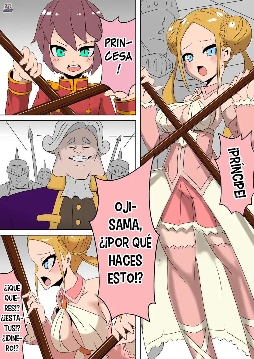 [Chinpura] Netorare Oujo | Princesa Netorare [Spanish] [KnightsMighty] - Page 2