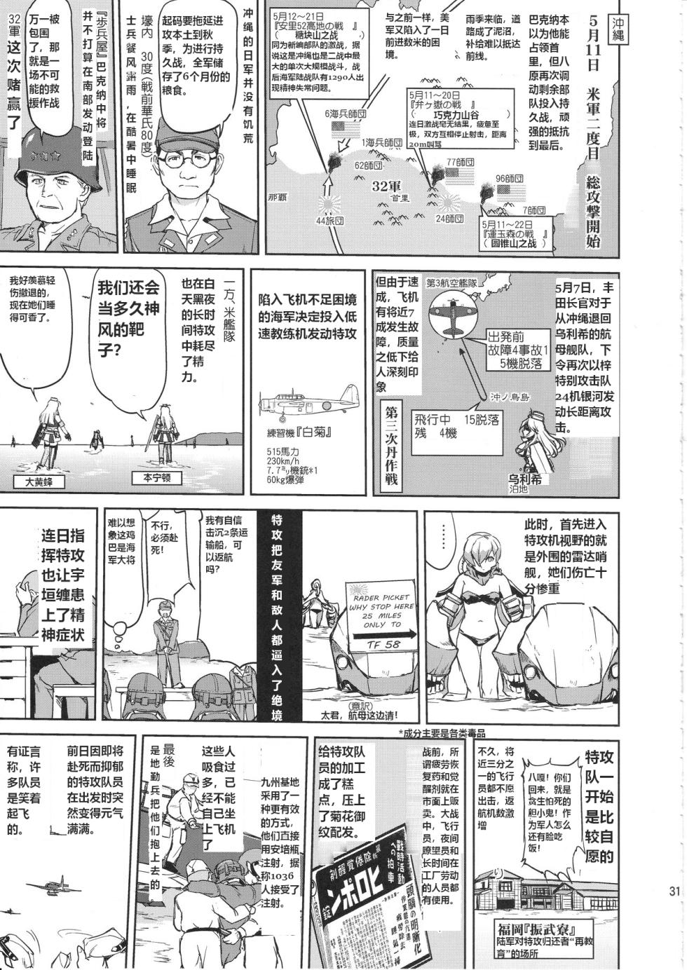 (C97) [Takotsuboya (TK)] Teitoku no Ketsudan Kanmusu no Ichiban Nagai Hi (Kouhen) | 提督的决断 舰娘最长 的一天 (下)  (Kantai Collection -KanColle-) [Chinese] [机翻] - Page 30