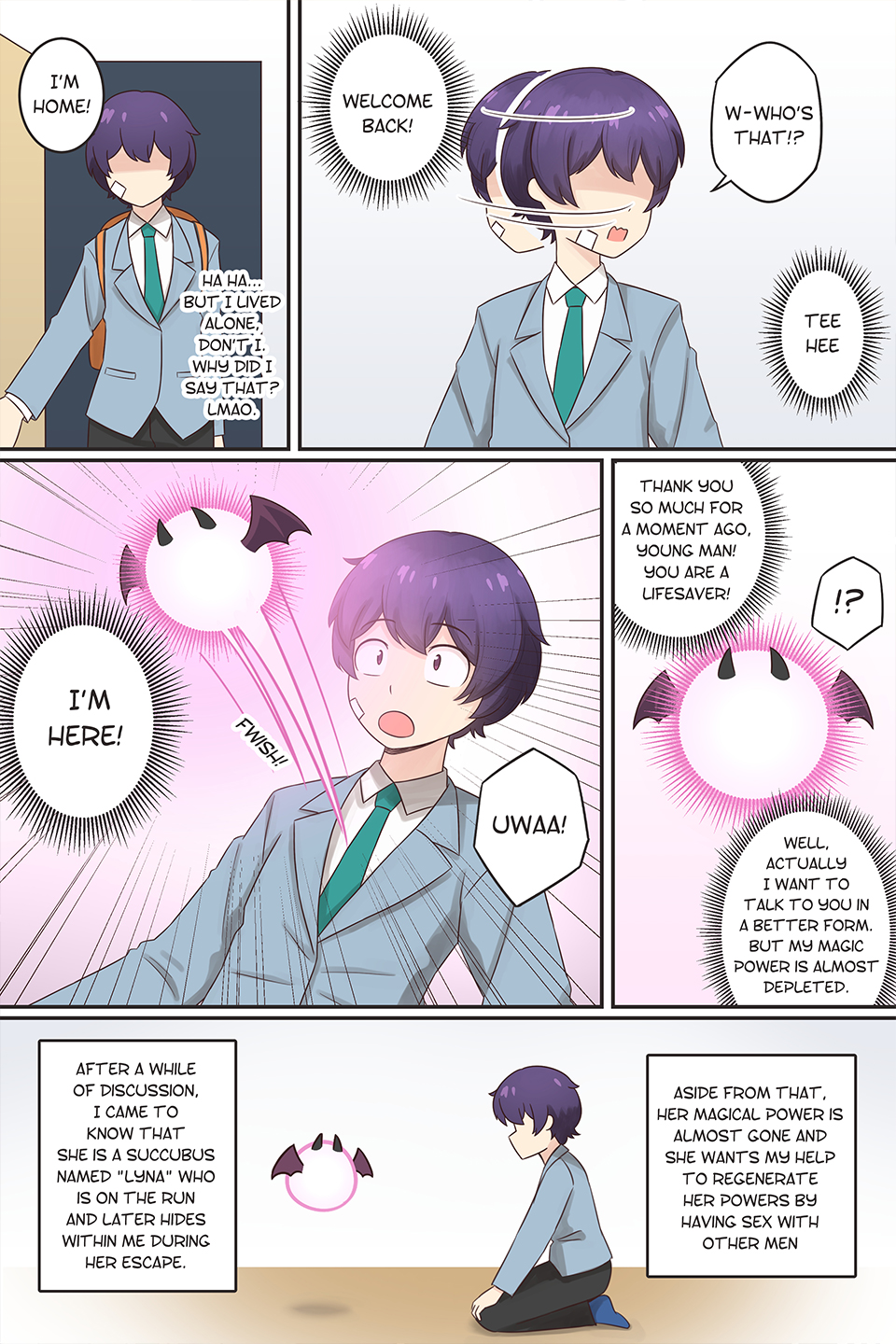[RudySaki] My Life as a Succubus Ch. 1 [Decensored] - Page 5