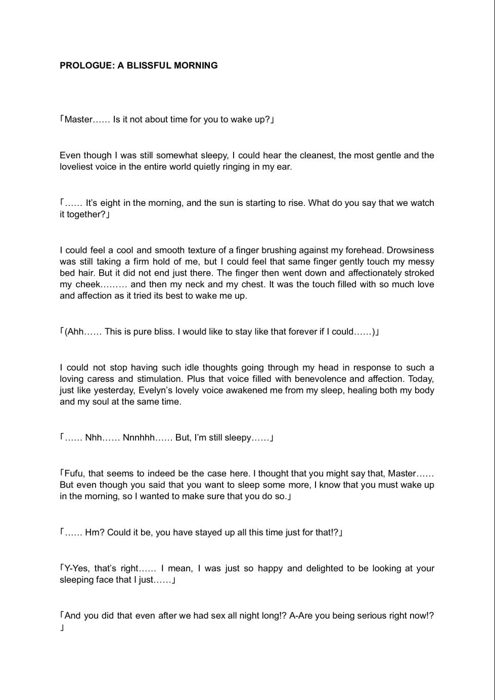 [Wachi Madoka, Aoi Nagisa, Rene] Welcome to the Forest of Lewd Elves ~Modern Life While Being Served by An Obedient, Busty Dark-Skinned Elf~ Prologue - Page 2