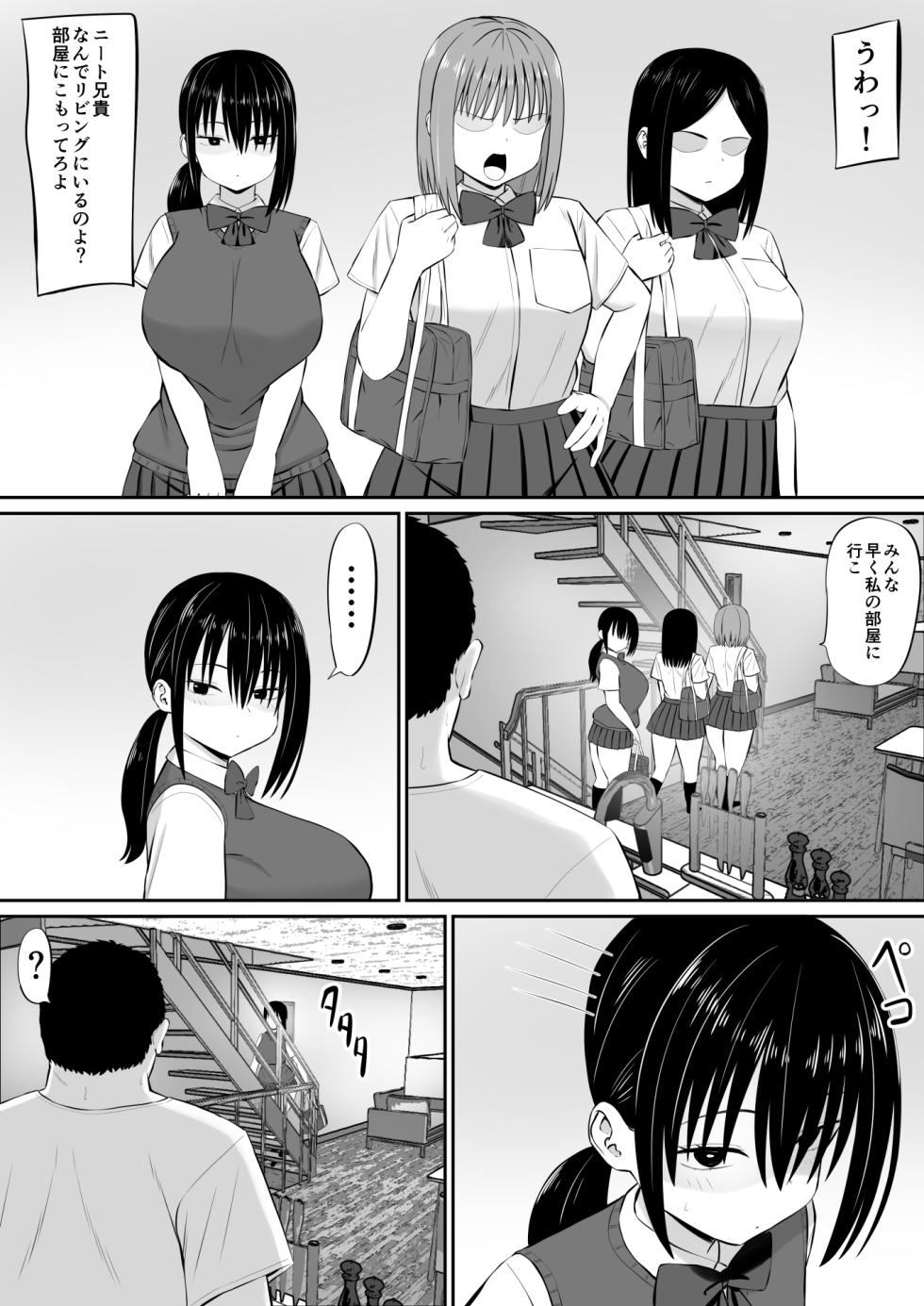 [Aramaa] Hiki NEET ga Imouto no Tomodachi ni Ippouteki ni Semerareru - Page 3