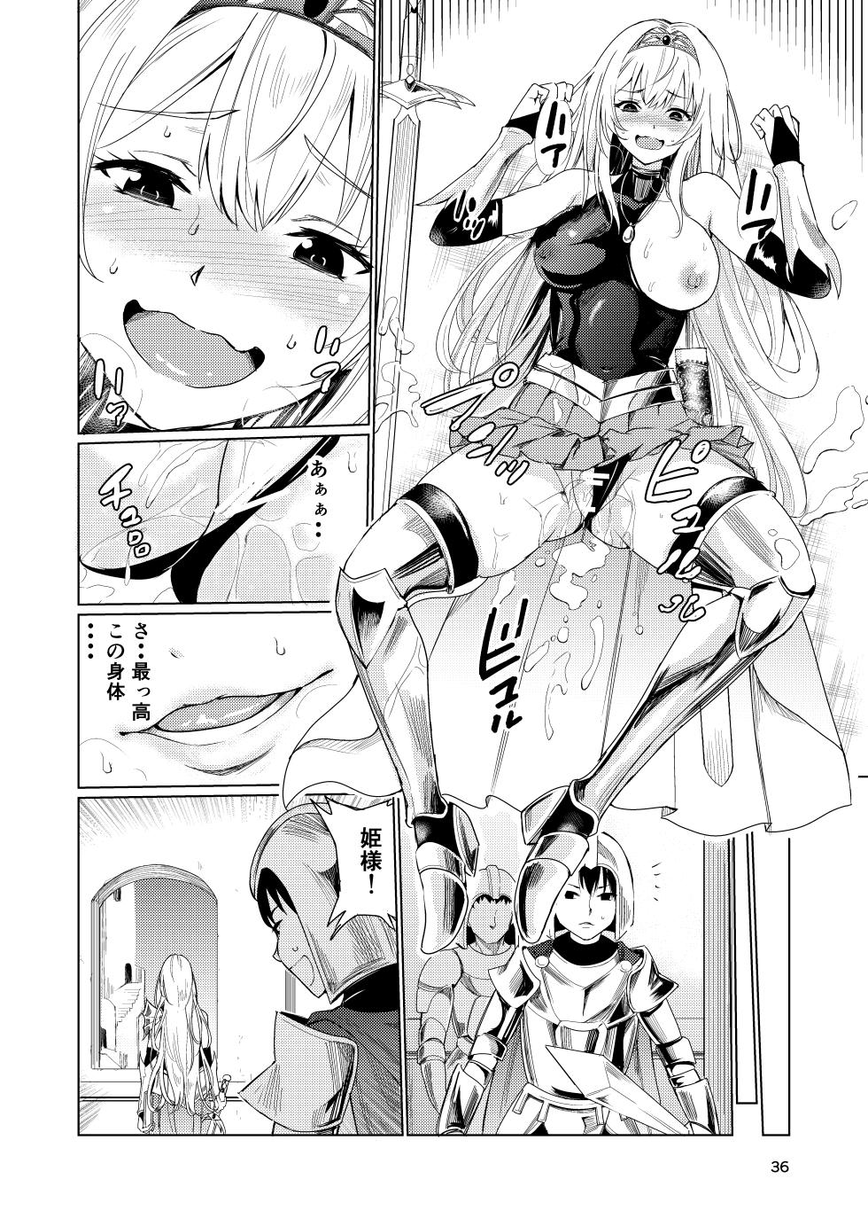 [Raid Socks (Tricky)] Kyouran no Toubatsu Hime Daria - Page 35