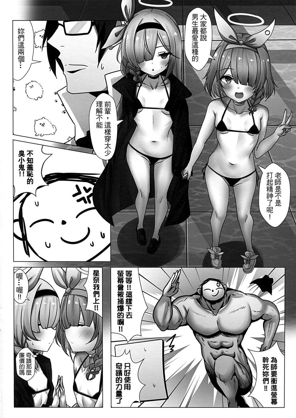 (FF42) [Shiki be careful (Shiki)] 勃起雞雞の射發點 - GGinin Sart Shooting (Blue Archive) [Chinese] [Decensored] - Page 3