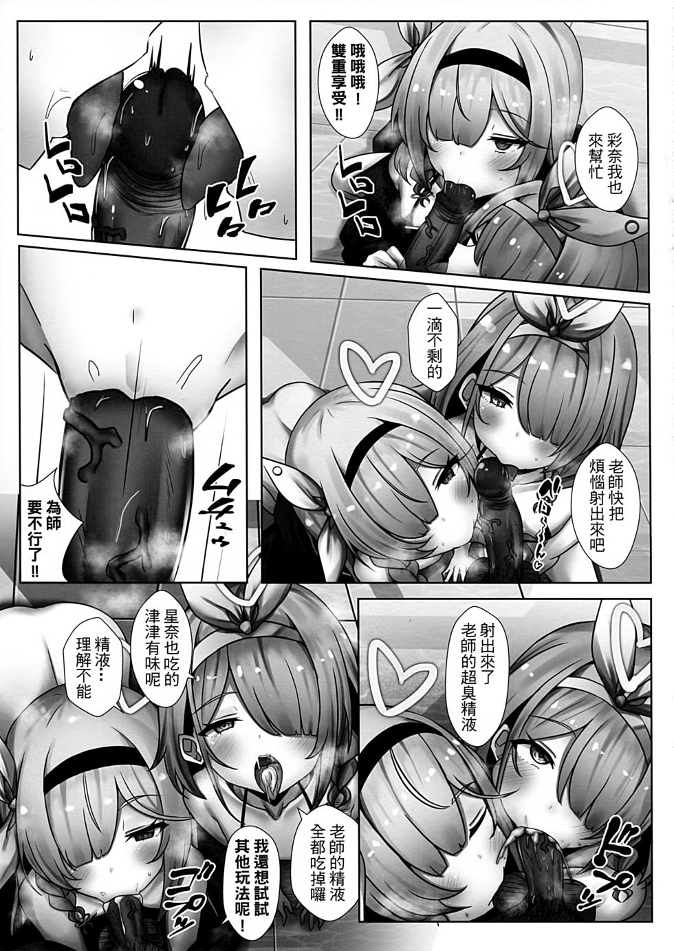 (FF42) [Shiki be careful (Shiki)] 勃起雞雞の射發點 - GGinin Sart Shooting (Blue Archive) [Chinese] [Decensored] - Page 6