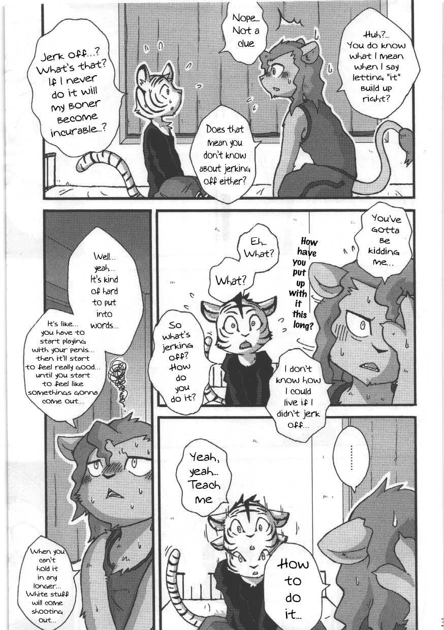 (C76) [Hagu+on→Line (Mikaduki Karasu)] Hyakujuu x Mitsurin | The Greater Contains the Less (Dai wa Shou o Kaneru?) [English] [majikichi] [Decensored] - Page 3