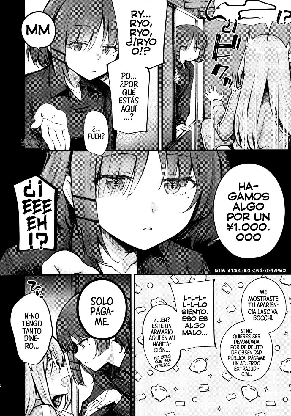 (C104) [Kitaku Jikan (Kitaku)] BOCCHI IN THE CLOSET | BOCCHI EN EL ARMARIO (Bocchi the Rock!) [Spanish] [Mister Nugget] - Page 5